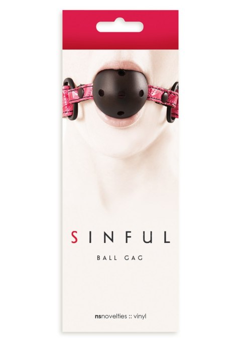 Knebel-SINFUL BALL GAG PINK