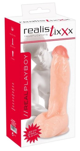 Solidne dildo duże grube naturalny penis sex 23cm