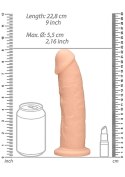 Silicone Dildo Without Balls - 22,8 cm - Flesh