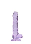 Dildo z przyssawką penis realistyczny żylasty 19cm