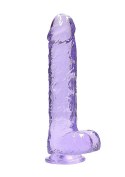 Silikonowe grube dildo z mocną przyssawką 25 cm