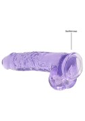 Silikonowe grube dildo z mocną przyssawką 25 cm