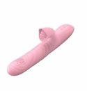 Wibrator posuwisty z sex masażerem 20 trybów 23cm