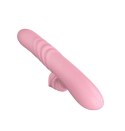 Wibrator posuwisty z sex masażerem 20 trybów 23cm