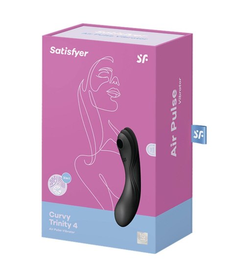 Wibrator masażer ssący satisfyer curvy trinity 4