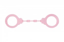 Kajdanki-Silicone Handcuffs Party Hard Suppression Pink