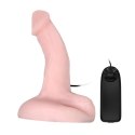 Zakrzywiony realistyczny penis z wibracjami 20 cm