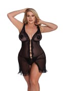 DIXIE black chemise XXL+ (czarna halka)