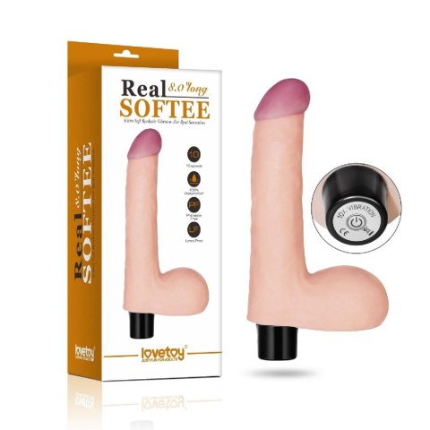 Realistyczny wibrator penis z jadrami 17 cm