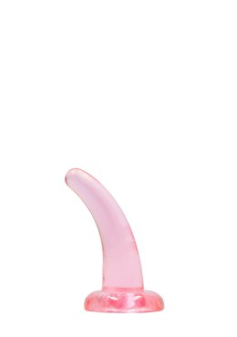 Dildo zakrzywione małe z mocną przyssawką 12 cm