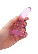 Dildo zakrzywione małe z mocną przyssawką 12 cm