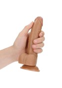 Duże silikonowe żylaste dildo przyssawka 20 cm