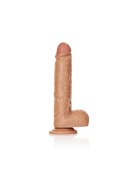 Duży żylasty penis dildo przyssawka silikon 25 cm