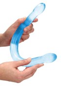 Gładkie podwójne dildo do sexu lesbijskiego 42 cm