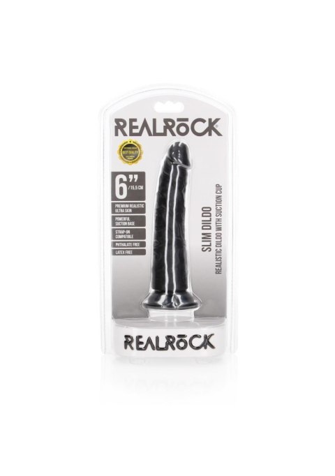 Slim Realistic Dildo with Suction Cup - 6""/ 15,5 cm