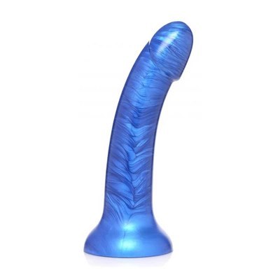 Metalowe silikonowe dildo G-tastic - 7 / 17,8 cm XR Brands