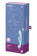 Króliczek wibrator masaż łechtaczki satisfyer blue