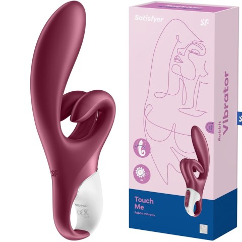 Wibrator króliczek Satisfyer Touch Me bordowy