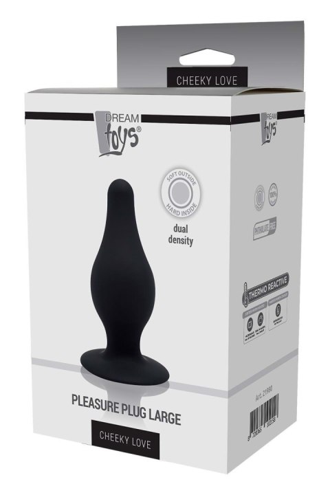 CHEEKY LOVE DUAL DENSITY PLEASURE PLUG L BLACK