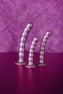 Beaded G-Spot Dildo - 8'' / 20,5 cm - Rose Gold