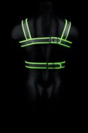 Body Harness - Glow in the Dark - Neon Green/Black - L/XL