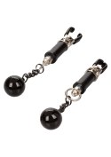 Weighted Twist Nipple Clamps Silver