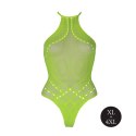 Body with Halter Neck - Neon Green - XL/XXXXL