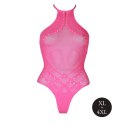 Body with Halter Neck - Neon Pink - XL/XXXXL