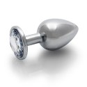 Round Gem Butt Plug - Medium