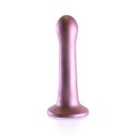 Różowe dildo do stymulacji punktu G strapon silikonowe 17 cm