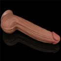 12'' King Sized Sliding Skin Dual Layer Dong Brown