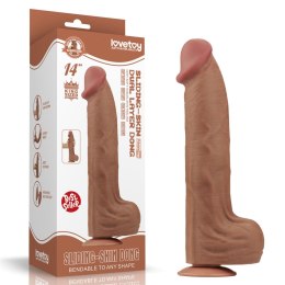 14'' King Sized Sliding Skin Dual Layer Dong Brown