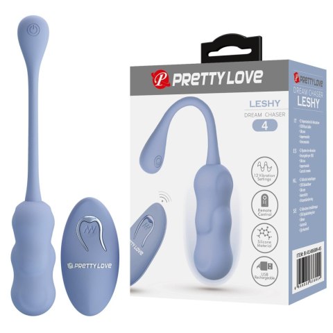 PRETTY LOVE - LESHY Dream Chaser 4, Blue, 12 vibration functions Wireless remote control