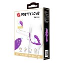 PRETTY LOVE - Warren Purple, Wireless remote control 12 pulse wave settings 12 vibration functions