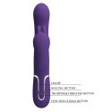 PRETTY LOVE - Cammy Dark Purple, Twinkled Tenderness, 7 thumping functions 7 vibration functions 4 rolling functions