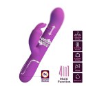 PRETTY LOVE - Coale Purple, 7 vibration functions 4 rotation functions 4 thrusting settings