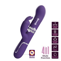 PRETTY LOVE - Coale dark Purple, 7 vibration functions 4 rotation functions 4 thrusting settings