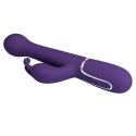 PRETTY LOVE - Dejon dark Purple, 7 vibration functions 4 thrusting settings 4 rotation functions