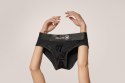 Vibrating Strap-on High-cut Brief - M/L