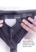 Vibrating Strap-on High-cut Brief - XS/S