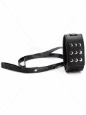 Black Collar With Leash