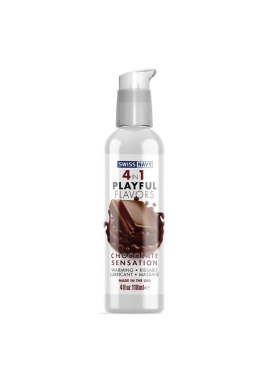 4 In 1 Lubricant with Chocolate Sensation Flavor - 4 fl oz / 118 ml