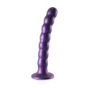 Beaded Silicone G-Spot Dildo - 6,5'' / 16,5 cm