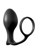 Korek analny ass gasm cock ring advanced black