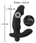 ANOS - Silikonowy Wibrator Prostaty 14 CM Czarny