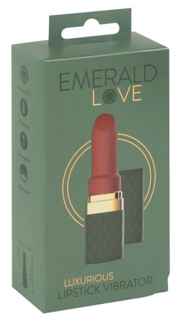 Emerald Love - Mini Wibrator Szminka Ze Stymulacją