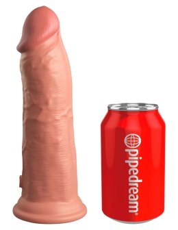 King Cock Elite - Realistyczne Silikonowe Dildo Z Przyssawką 20 CM Jasny Kolor Skóry