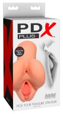 PDX Plus - Masturbator Realistyczna Pochwa Z Anusem Cielisty