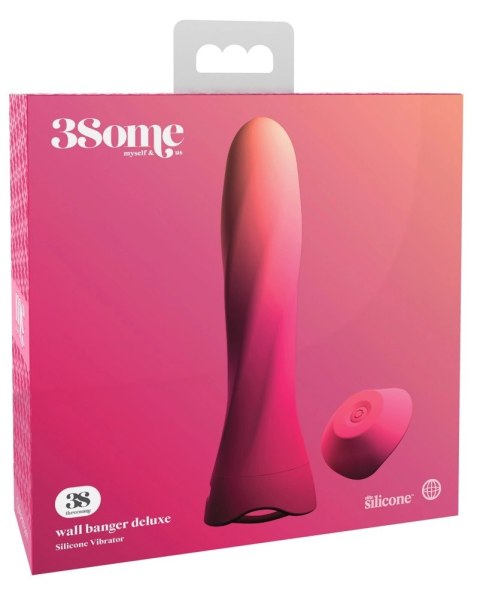 3some - Wibrator Deluxe Z Podstawą Ssącą 19cm