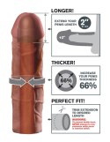 Fantasy X-Tensions - Nakładka Na Penisa 66% Większy Penis +5.1cm Brąz